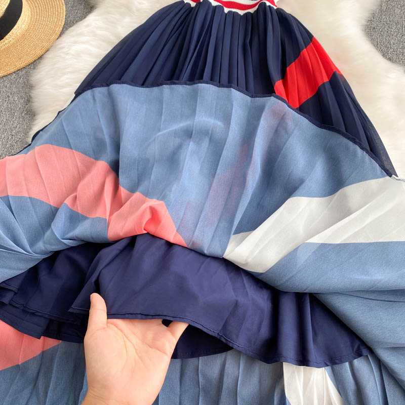 Vestido de Malha com Patchwork - Conforto e Estilo para o Verão