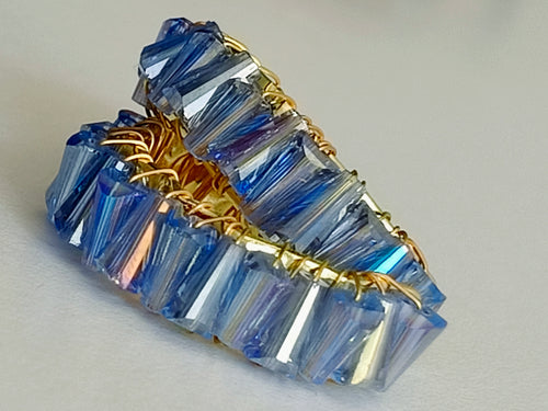 Brinco Argola Azul