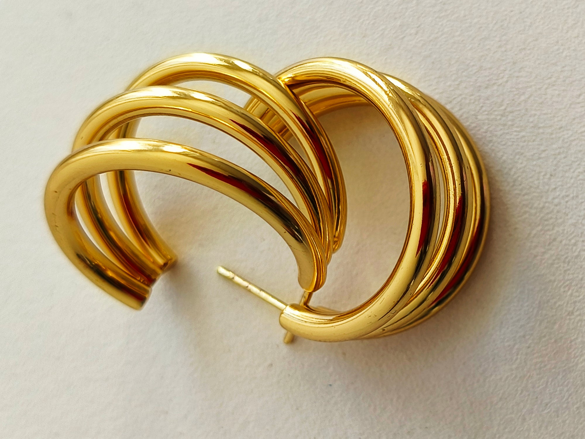 Brincos Argola Dourados Multi-Aros