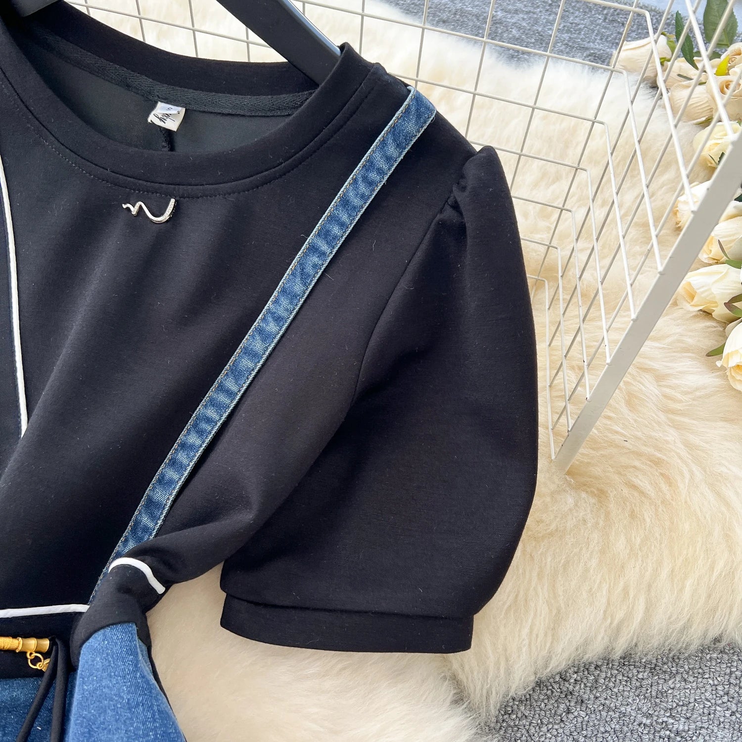 Vestido Elegante Slim com Fenda – Moda Vintage Coreana