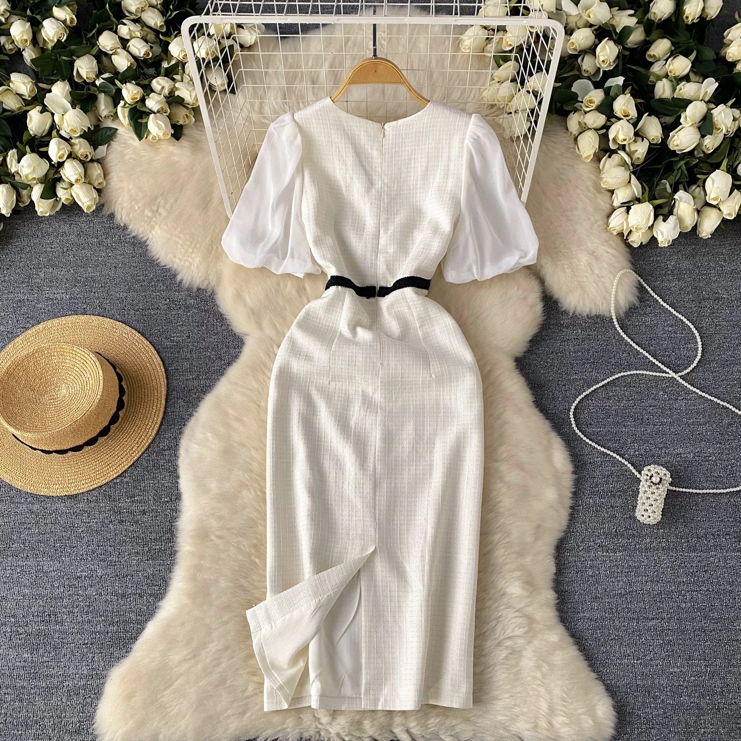 Vestido Chic Vintage – Elegância e Sofisticação para o Verão ☀️✨