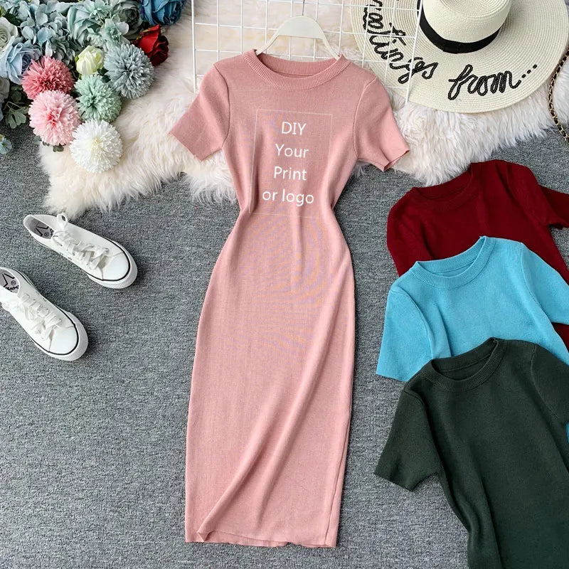👗✨ Vestido Elegância  – Personalize com sua mensagem ou logo! ✨👗