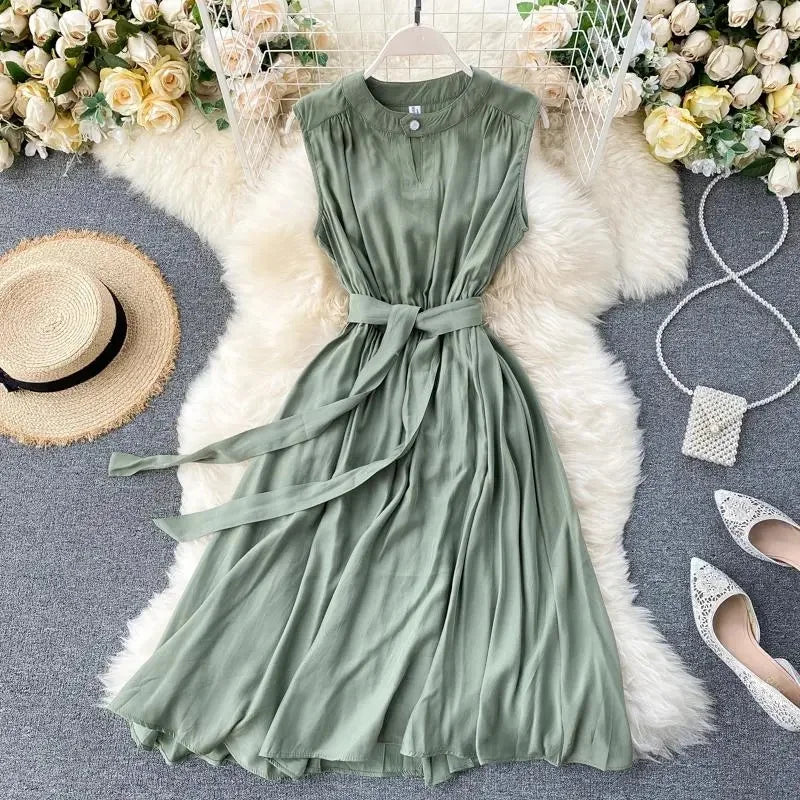 Vestido Casual Slim Fit – Leveza e Estilo para a Primavera/Verão ☀️✨