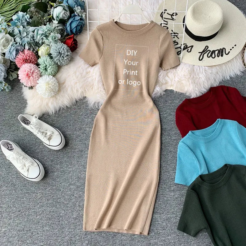 👗✨ Vestido Elegância  – Personalize com sua mensagem ou logo! ✨👗