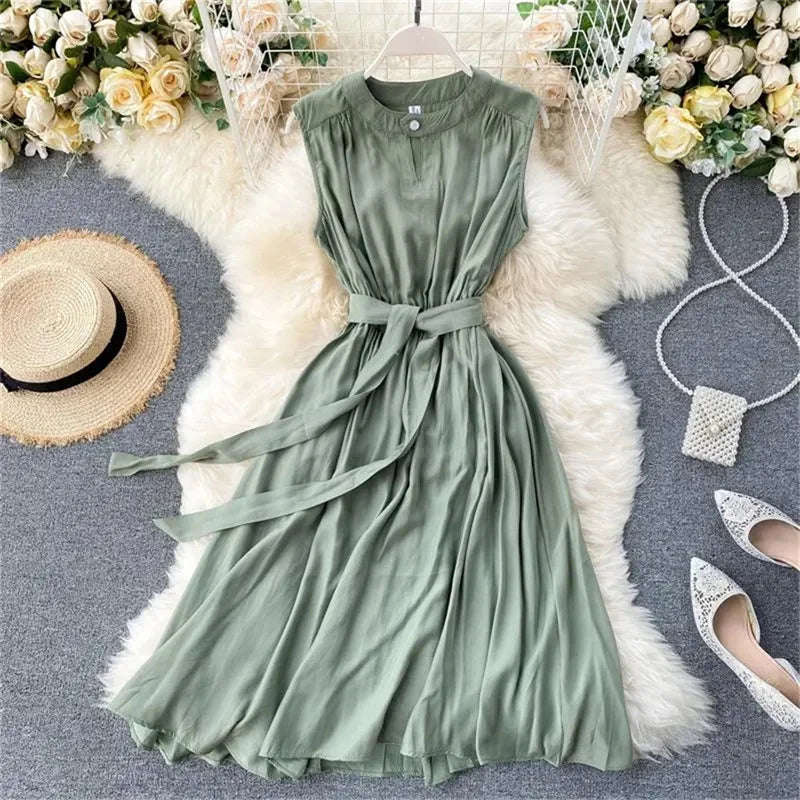 Vestido Casual Slim Fit – Leveza e Estilo para a Primavera/Verão ☀️✨