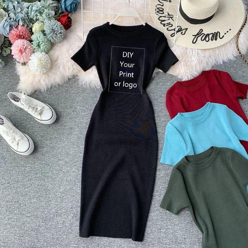 👗✨ Vestido Elegância  – Personalize com sua mensagem ou logo! ✨👗