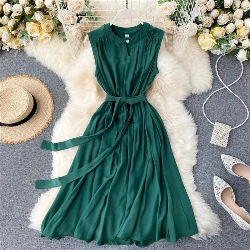 Vestido Casual Slim Fit – Leveza e Estilo para a Primavera/Verão ☀️✨