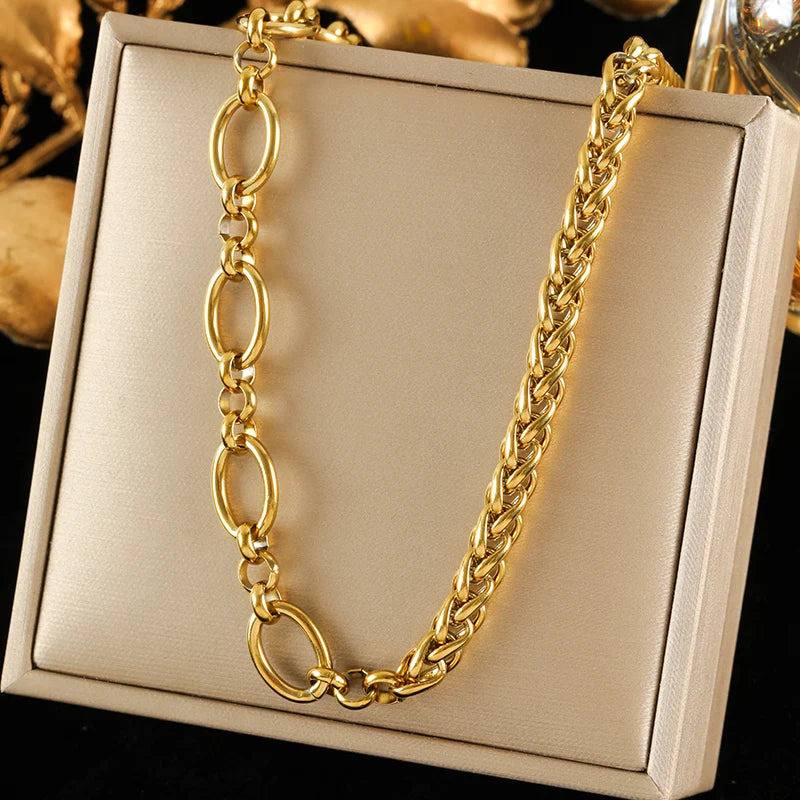 Colar Feminino em Aço Inoxidável 316L