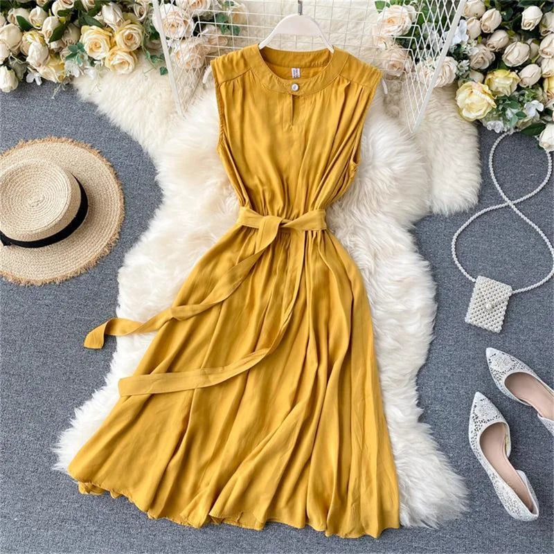 Vestido Casual Slim Fit – Leveza e Estilo para a Primavera/Verão ☀️✨
