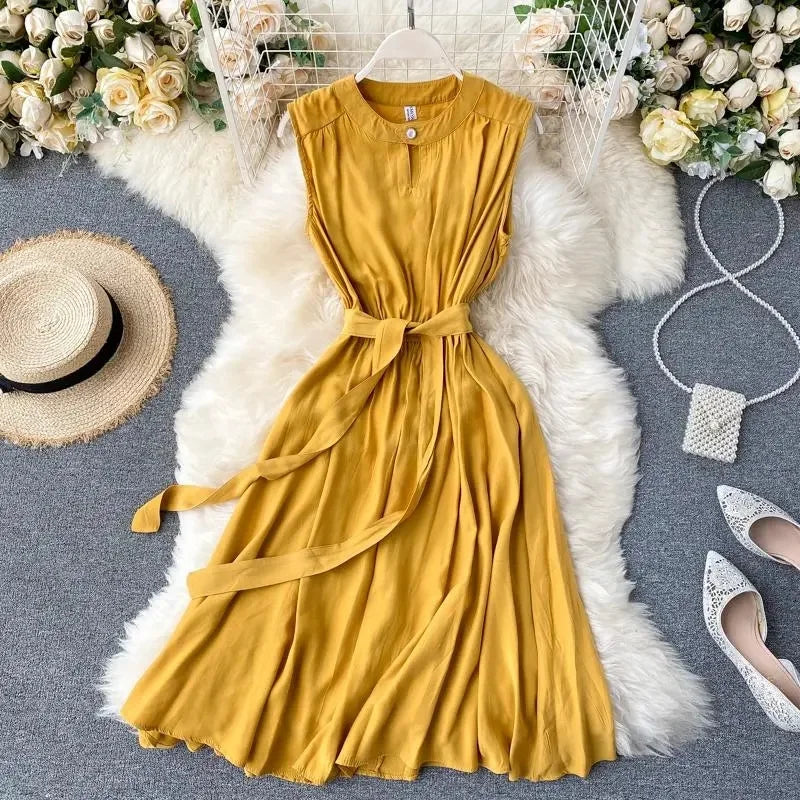 Vestido Casual Slim Fit – Leveza e Estilo para a Primavera/Verão ☀️✨