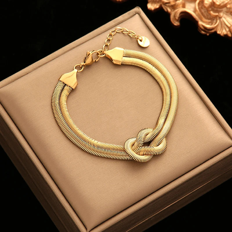Pulseira Corrente em Aço Inoxidável 316L – Estilo Trendy e Versátil