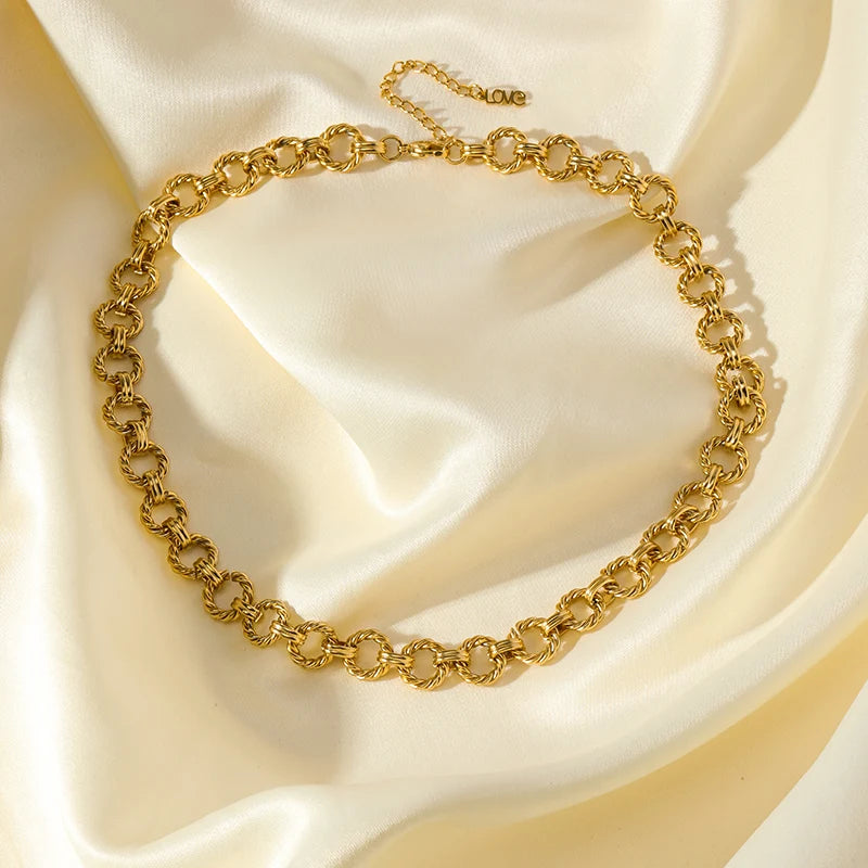Colar Feminino em Aço Inoxidável 316L