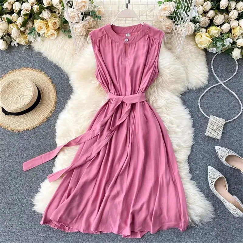 Vestido Casual Slim Fit – Leveza e Estilo para a Primavera/Verão ☀️✨