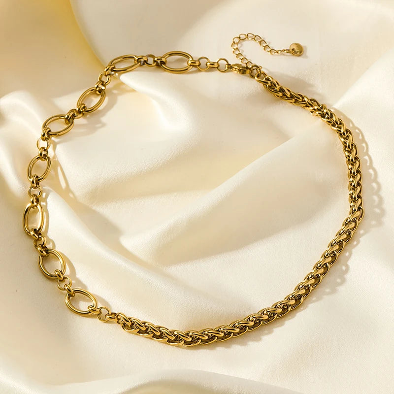 Colar Feminino em Aço Inoxidável 316L