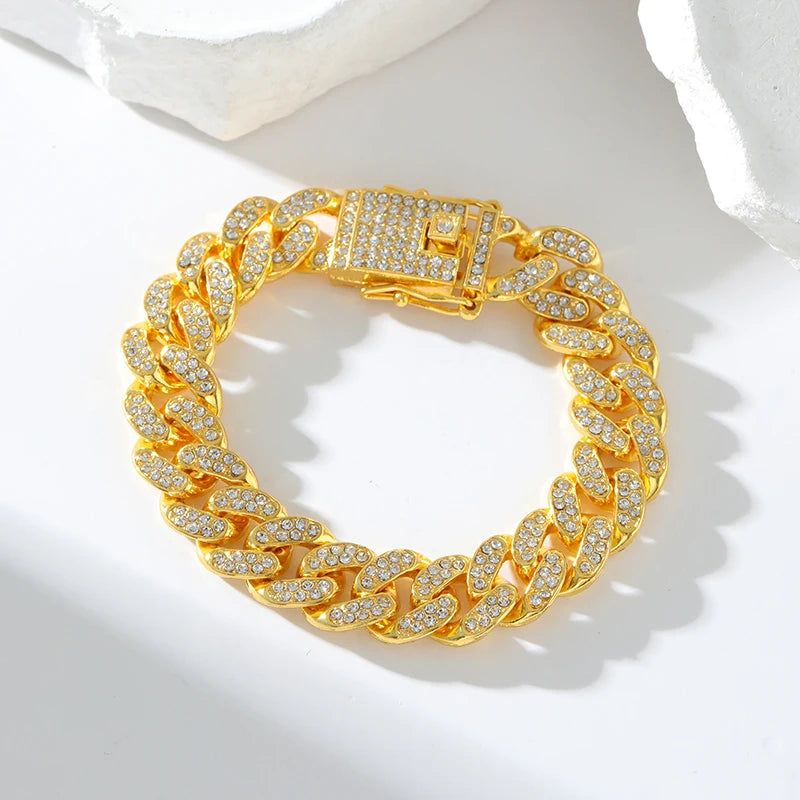 Pulseira Corrente em Aço Inoxidável – Fecho Lagosta Elegante