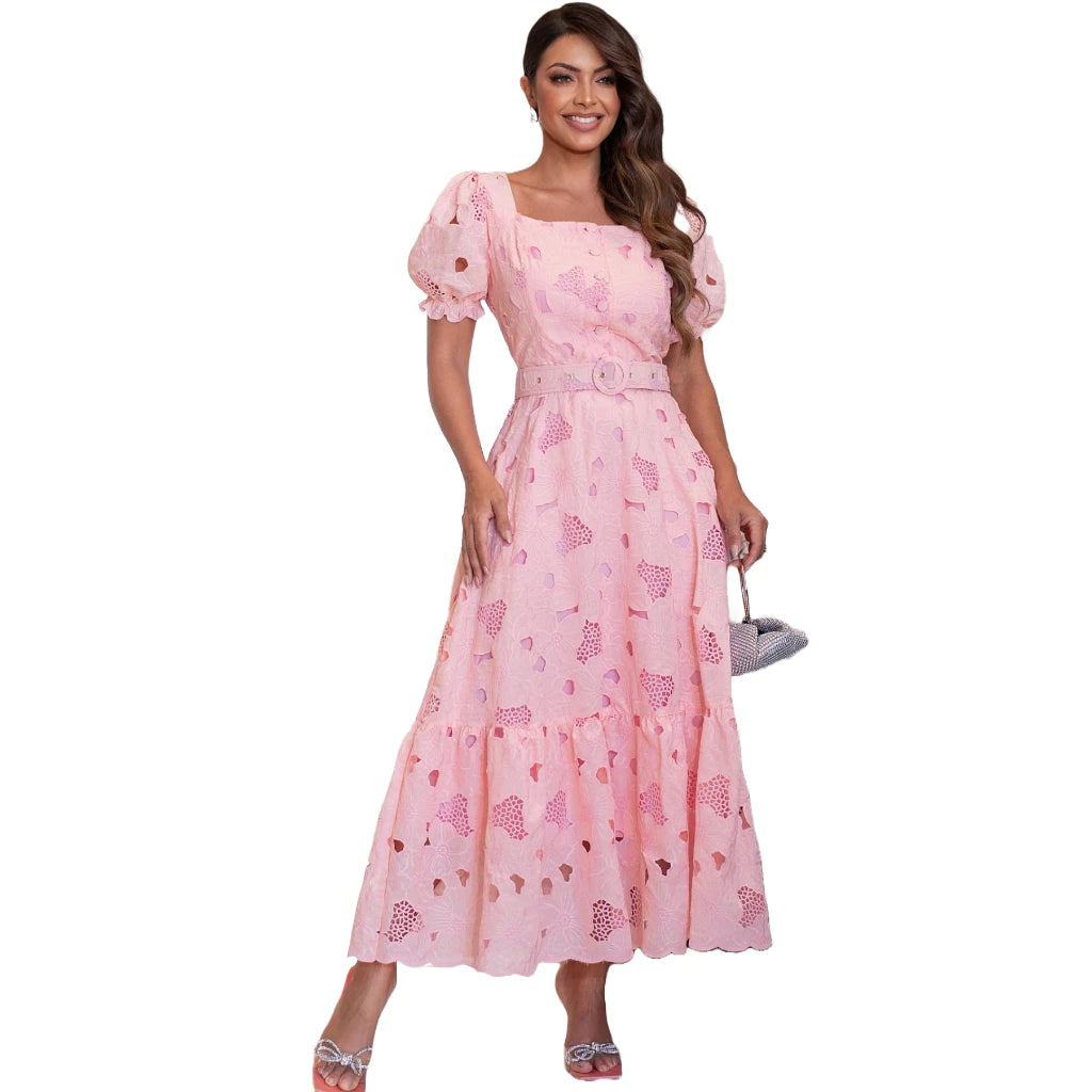 Vestido Doce Encanto – Rosa Romântico