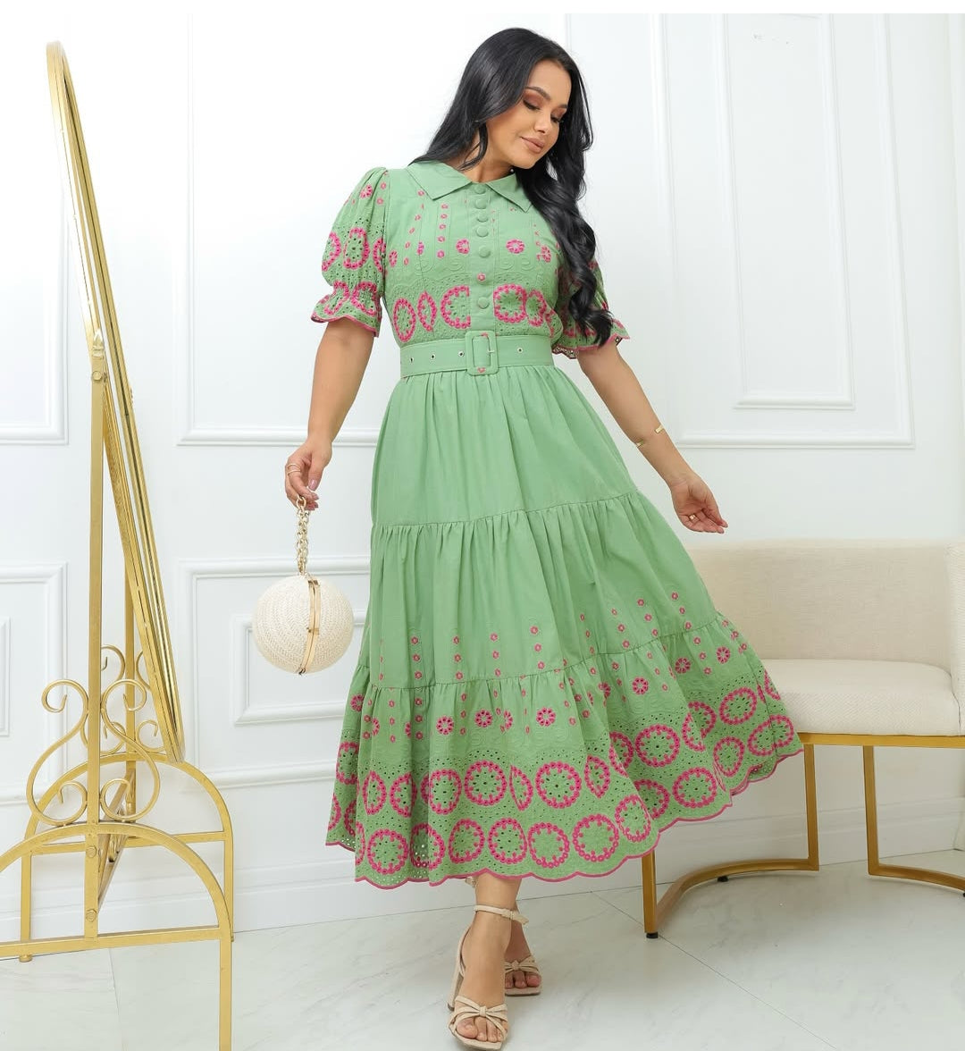 COLEÇÂO FLOREÇA-2025 Vestido Ana