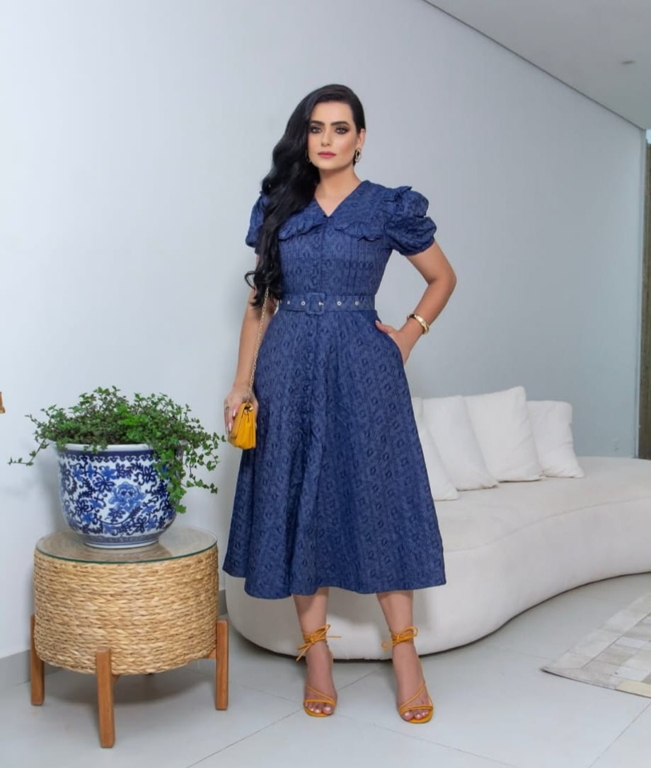 Coleçaõ Floreça  👗 Vestido Elegância Cristã – Importado do Brasil ✨