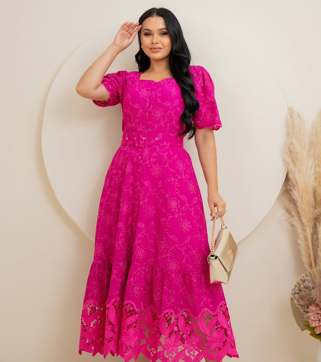 COLEÇÂO FLOREÇA-2025 Vestido Princesa Rose
